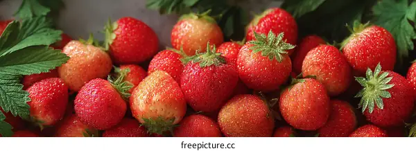Fresh Strawberries Close-up