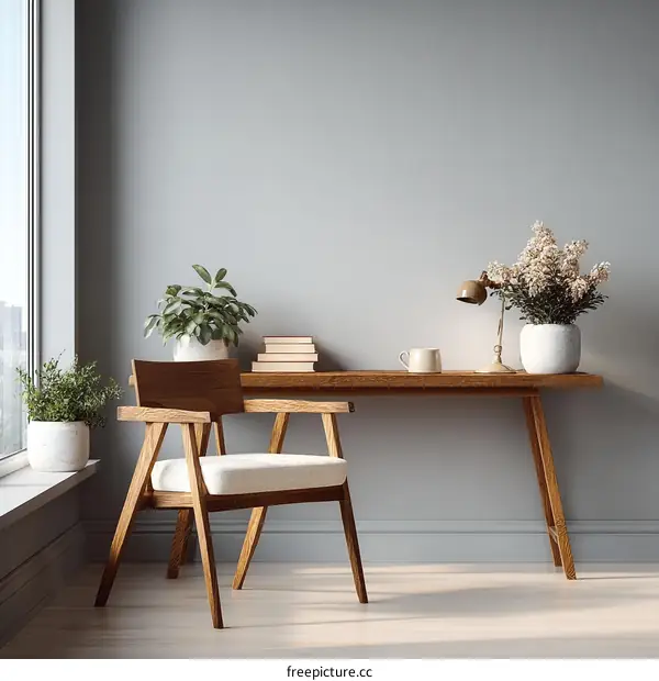 Modern Minimalist Home Office Decor