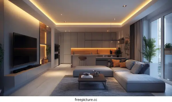 Modern Stylish Living Room Interior Design