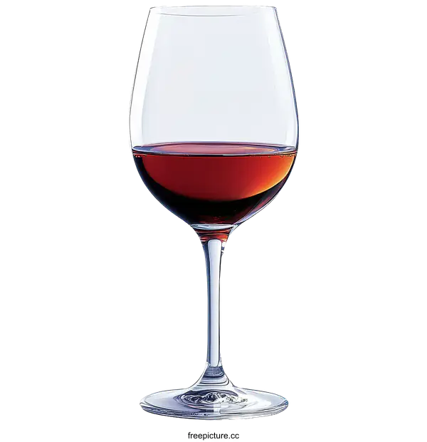 [Transparent Background PNG]Elegant Red Wine Glass