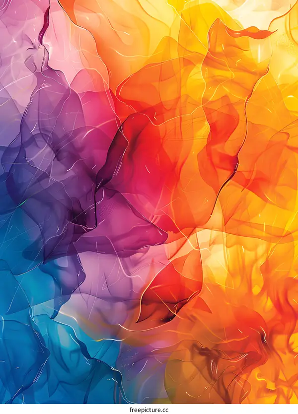 Colorful abstract painting