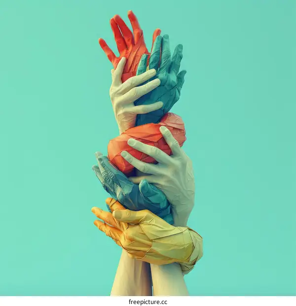 A Colorful Helping Hand