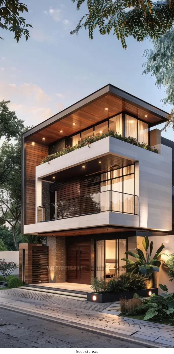 A Stunning Contemporary House with a Modern Exterior Design