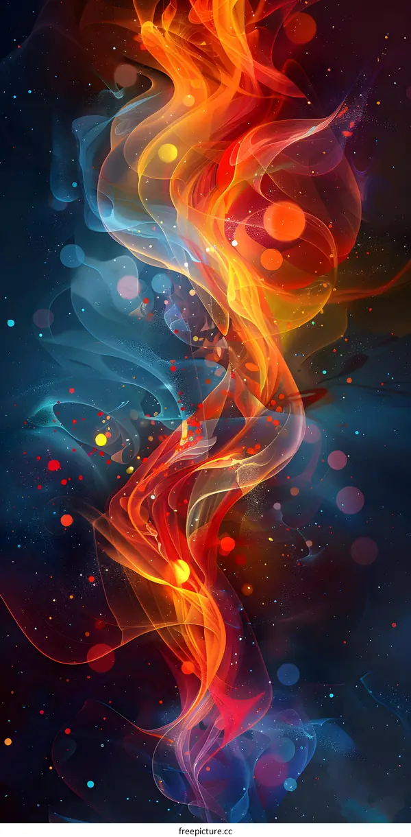 Abstract colorful painting