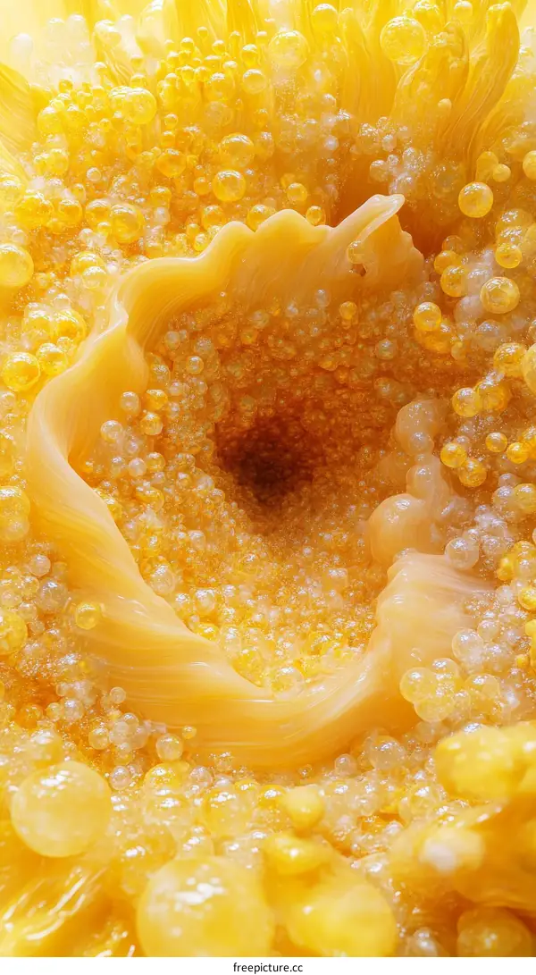 Abstract Flowing Liquid Texture Design