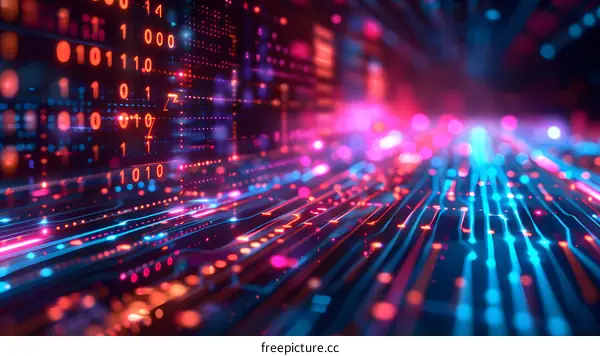 Binary code programming language technology background