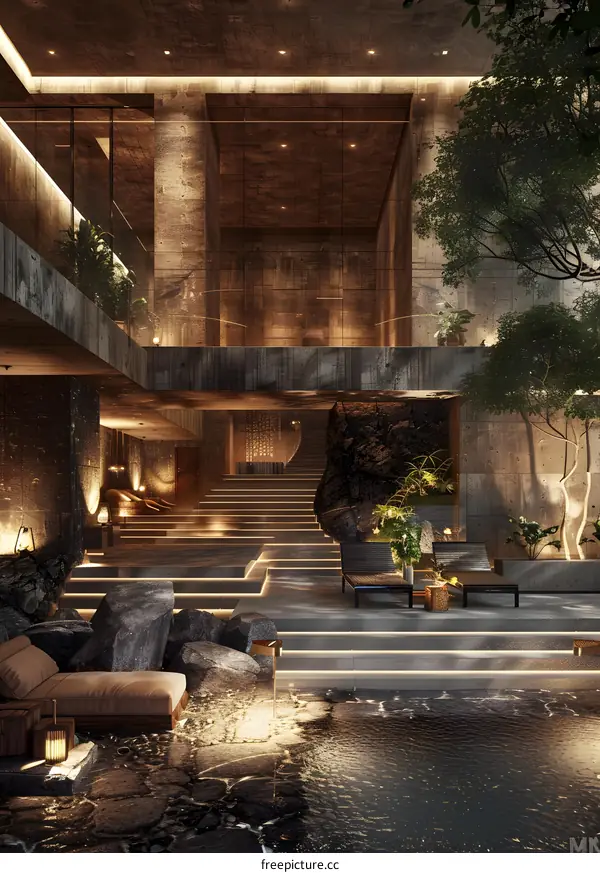 The design of interior space