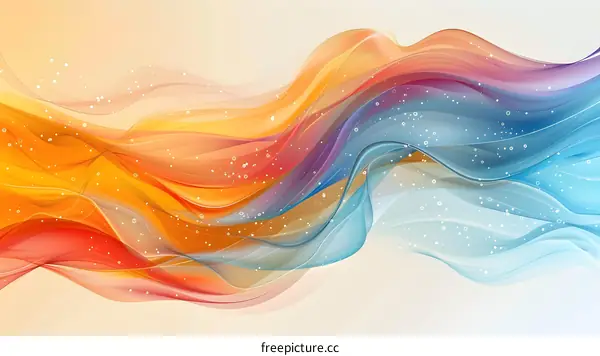 Colorful Wavy Wallpaper