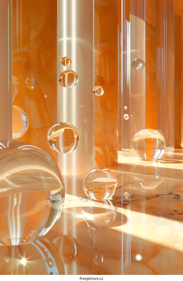 Glass Balls in Sunlight