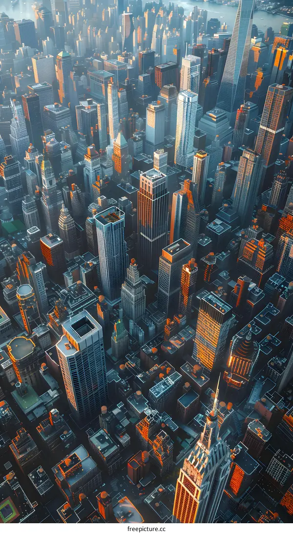 New York City Manhattan skyscrapers