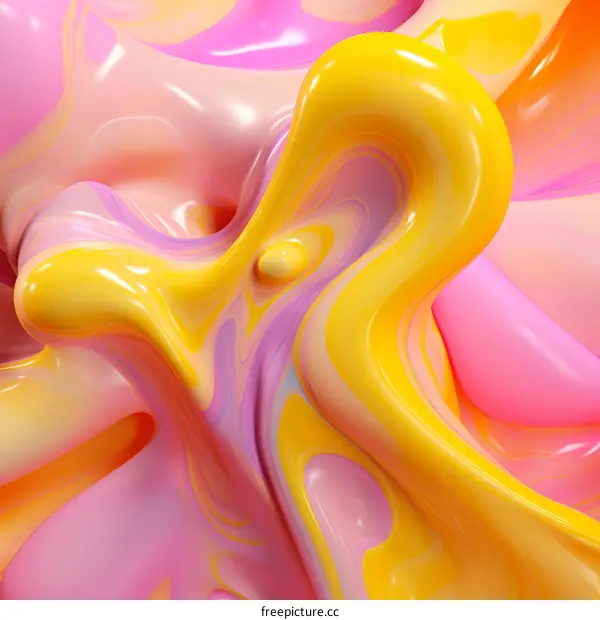 Abstract Fluid Art Rendering