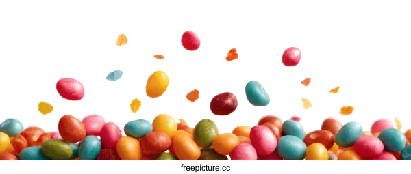 [Transparent Background PNG]Colorful Candies in Motion