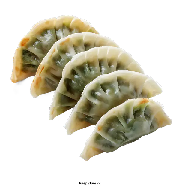[Transparent Background PNG]A plate of dumplings
