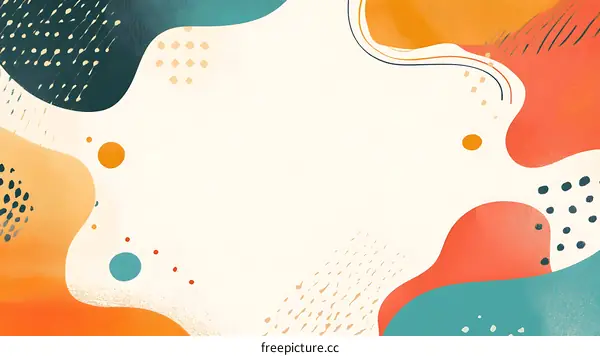 Abstract Colorful Shapes Background Design