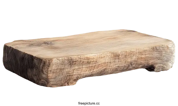 [Transparent Background PNG]Rustic Wooden Cutting Board