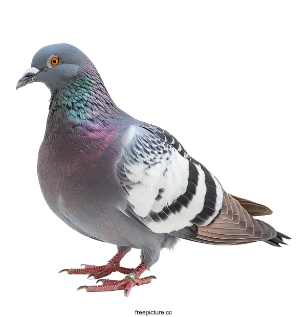 [Transparent Background PNG]Rock Dove Bird Isolated on transparent background