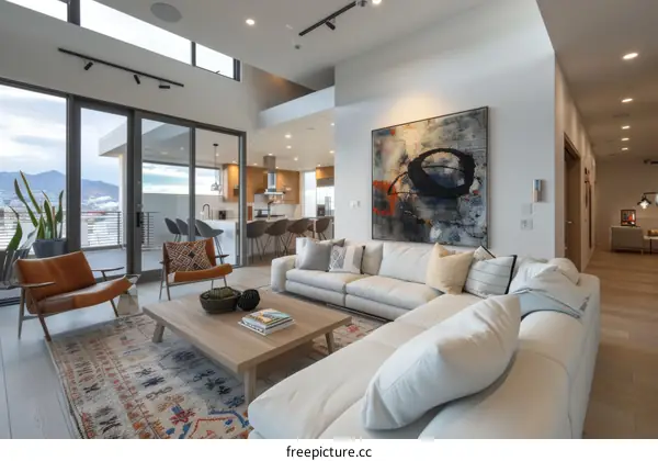 Modern Minimalist Living Room