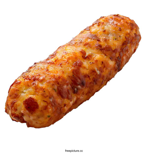 [Transparent Background PNG]Crispy Fried Potato Roll on White Background