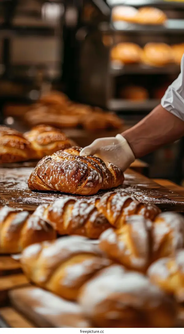 Bakeries have many kinds of bread