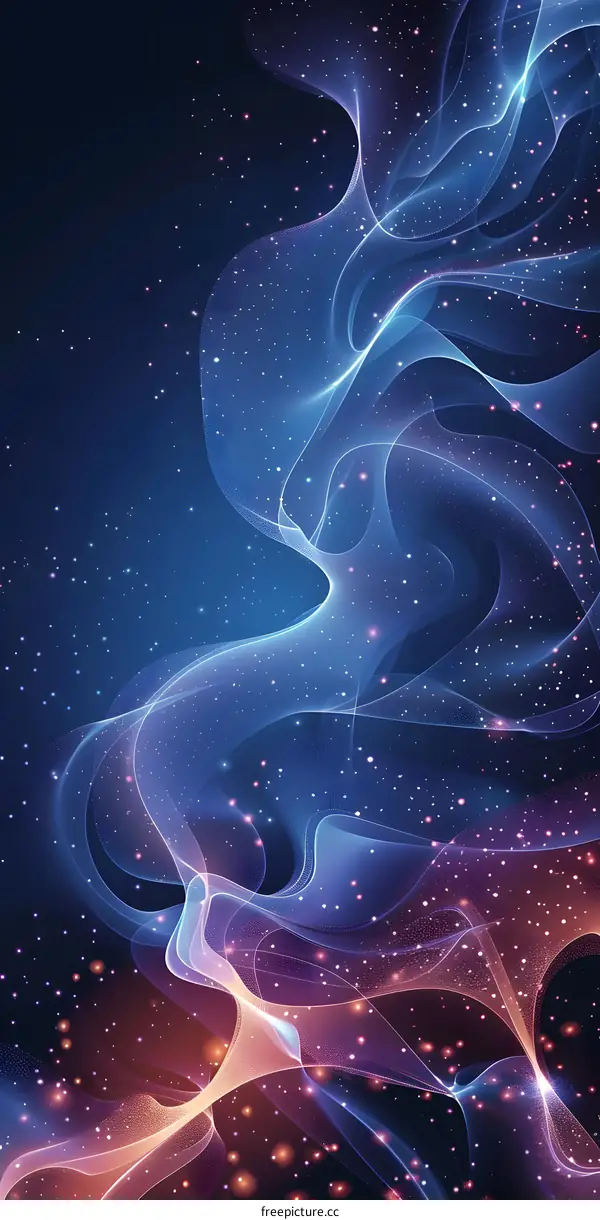 Blue and purple abstract background