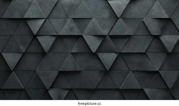 Abstract Geometric Triangle Pattern Design