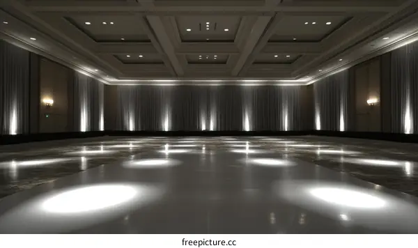 Grand Ballroom Interior Design Illustration
