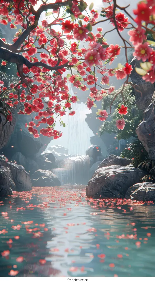 Tranquil Chinese Landscape Painting