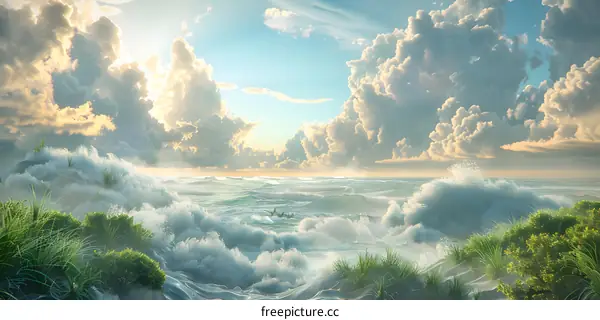 The vast ocean and the small boat