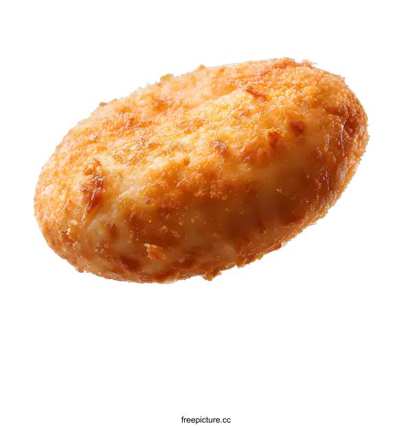 [Transparent Background PNG]A breaded and fried Camembert cheese