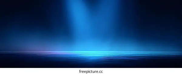 Abstract Blue Light Studio Background Design