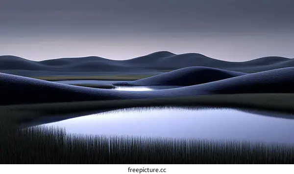 Tranquil Landscape at Dawn