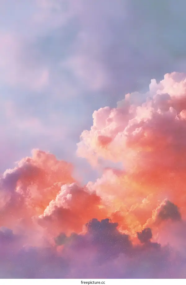 梦幻绚丽的云彩天空图