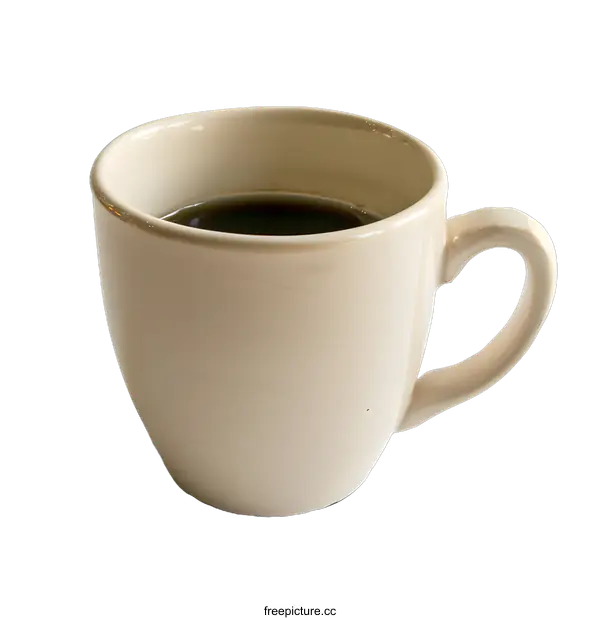 [Transparent Background PNG]A Cup of Coffee On White Background