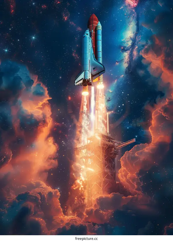 Space Shuttle Atlantis Launch