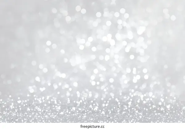 Silver Glitter Background for Festive Celebrations