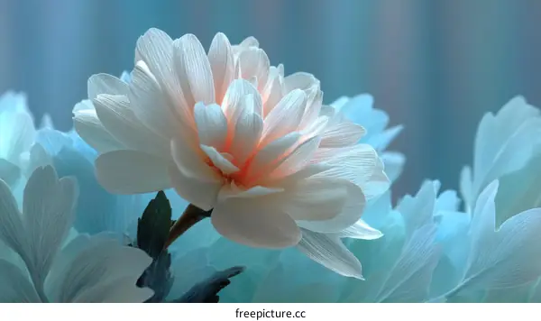Delicate Pastel Flower Close-up Art