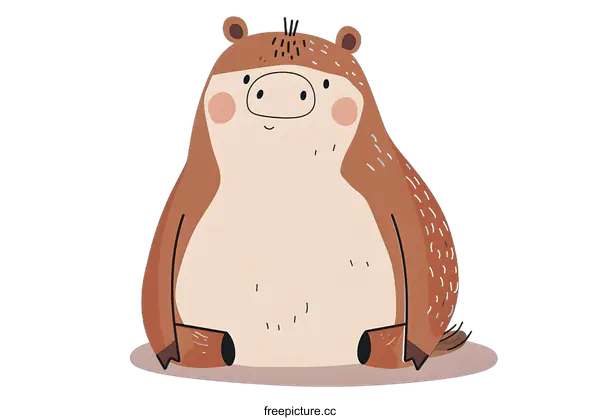[Transparent Background PNG]Cute Cartoon Pig Illustration
