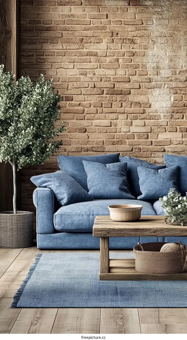 Rustic Living Room Interior Design