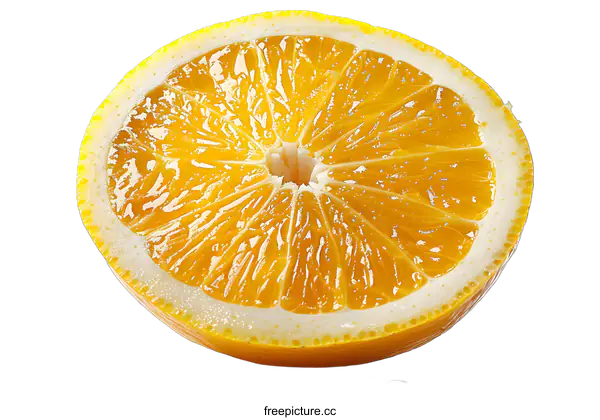 [Transparent Background PNG]Half an orange