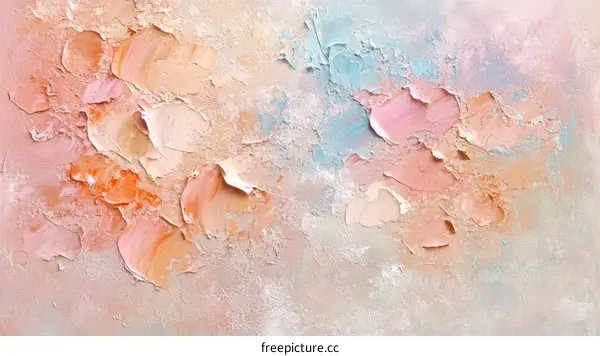 Abstract Pastel Color Palette Painting