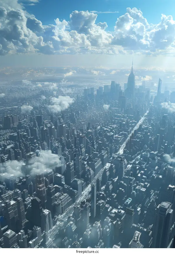 Aerial View of New York City