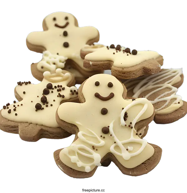 [Transparent Background PNG]delicious gingerbread cookies