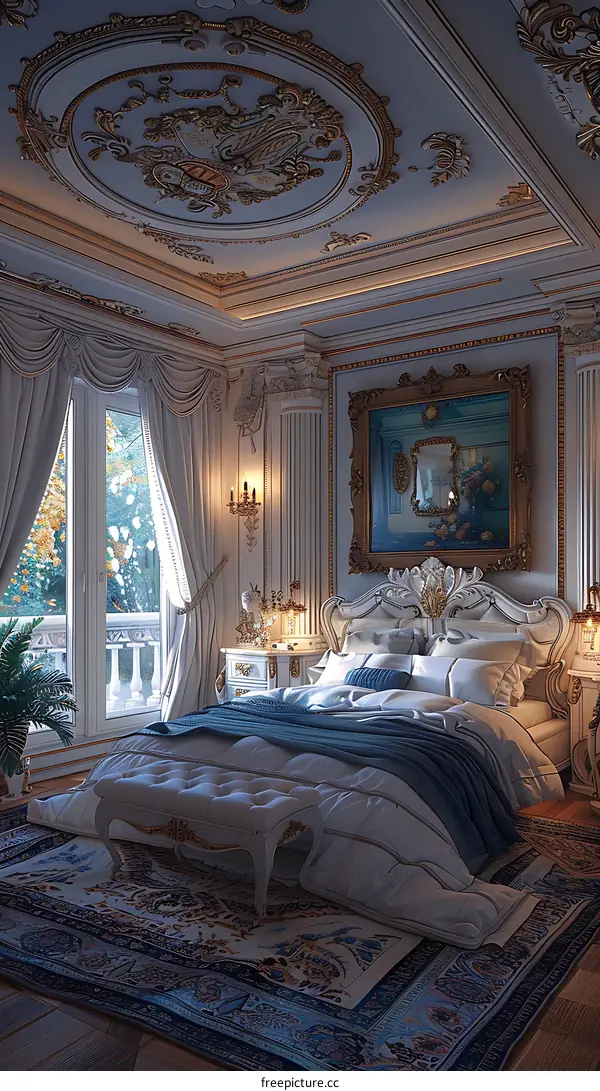 European luxury bedroom