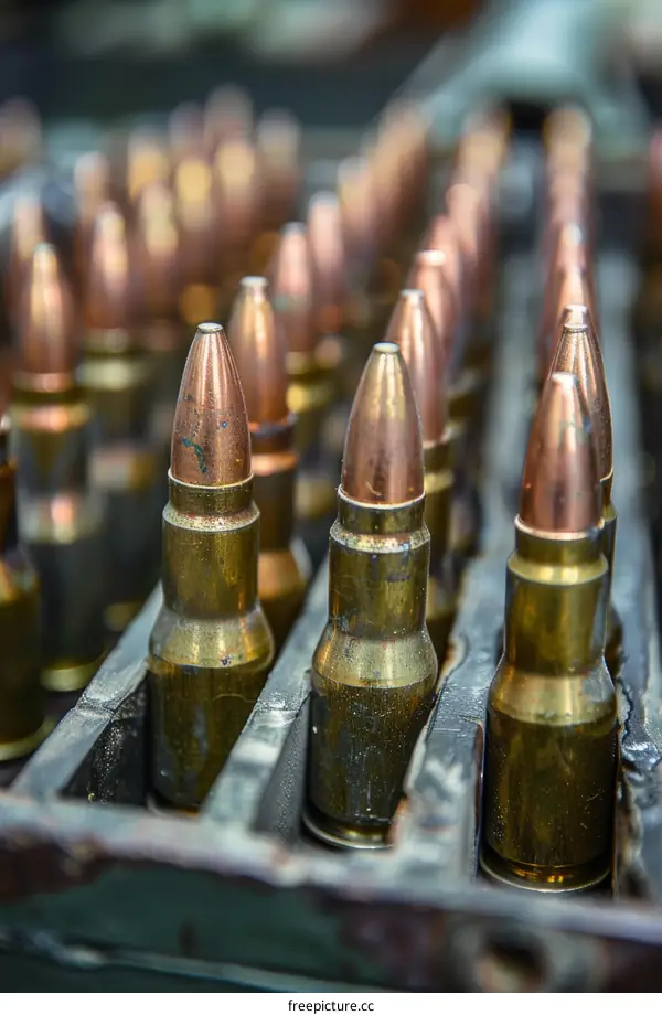 Green Cartridge Belt with Ammunition