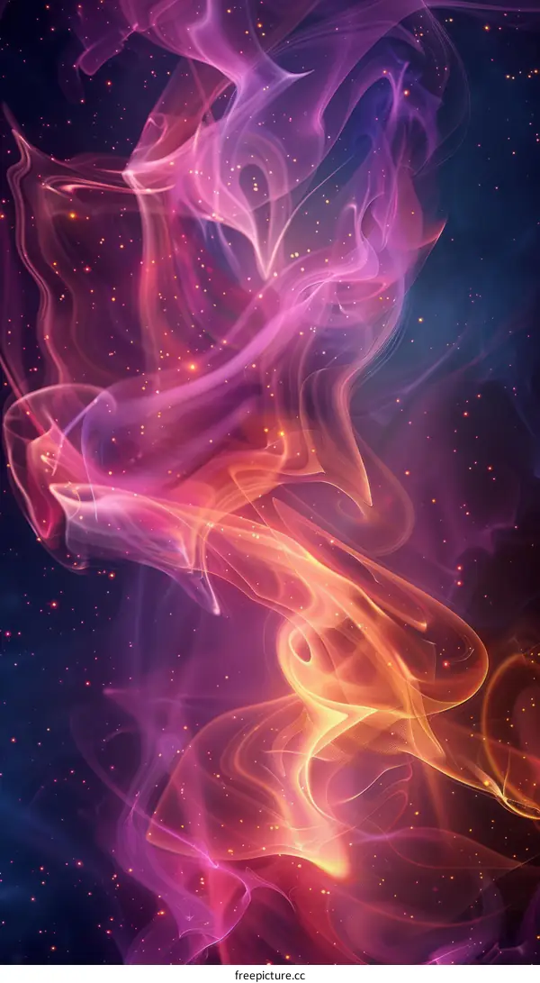 Colorful smoke background