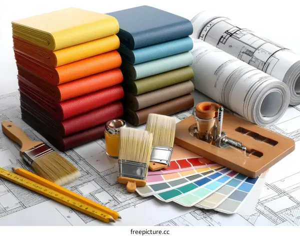 Interior Design Materials and Color Palette