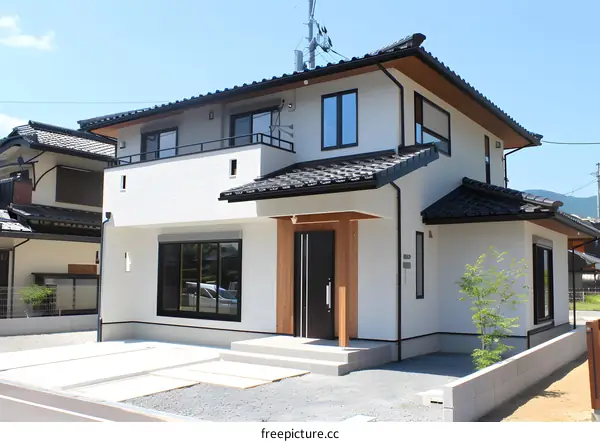 Modern Japanese Style House Exterior