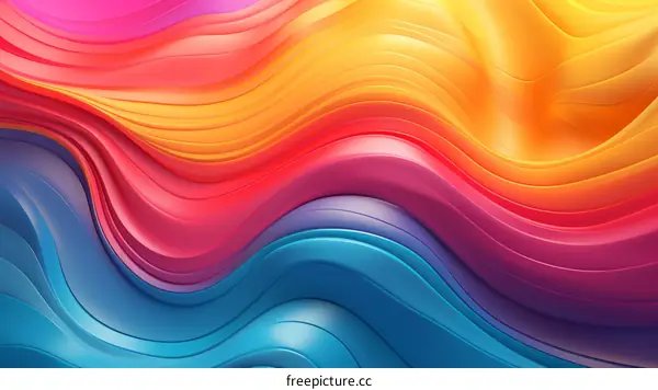 Multicolor Wavy Background
