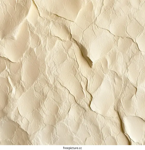 Close-up of a crumpled paper texture