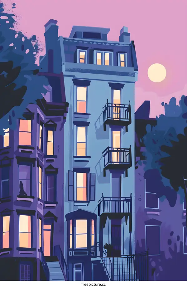 Night View of the City